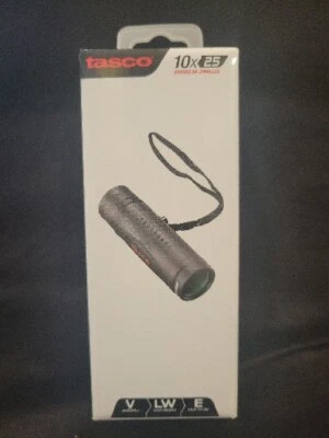 Tasco PowerView 10X 25mm Compact Monocular Black New - Image 1 of 2