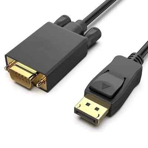 Cavo DisplayPort a VGA 1,8 m, adattatore da porta display VGA da maschio a masch - Foto 1 di 1
