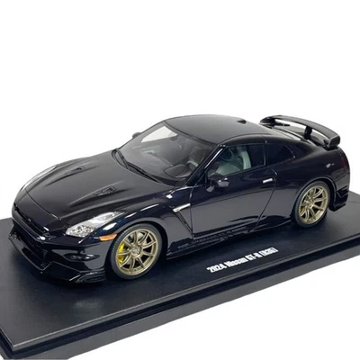 Modellino Auto GT Spirit 1/18 Nissan Skyline GT-R R35 Takumi Edition Midnight... - Immagine 1 di 4