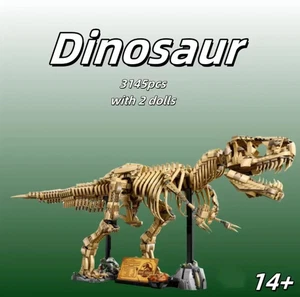 *NEW* UNBRANDED MOC 76968 Dinosaur Fossils: Tyrannosaurus Rex Blocks Jurassic - Foto 1 di 9