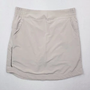 Coolibar Skort Womens Large Khaki Pisa Travel UPF 50+ Sun Protection Pockets - Picture 1 of 13