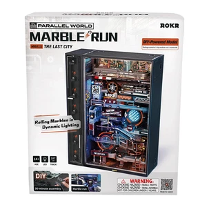 ROBOTIME ROKR DIY 3D Puzzle Kit Gaming Gift Toy The Last City Marble Run MR01S - Picture 1 of 10