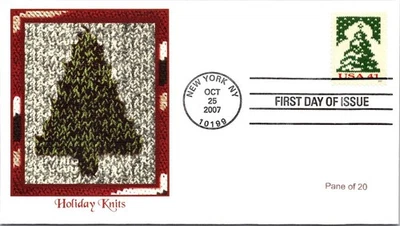 FDC 2007 SC #4207 Fleetwood Cachet / Christmas Tree - New York NY - J23273 - Imagem 1 de 2