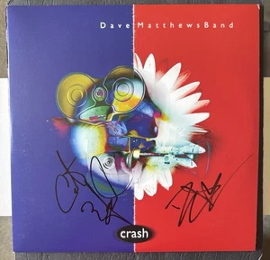 DAVE MATTHEWS SIGNED 'CRASH' ALBUM VINYL RECORD DMB BAND JSA CARTER AUTOGRAPH - Picture 1 of 6
