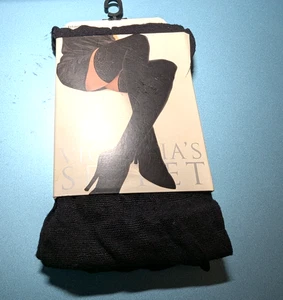 Victoria's Secret Body Medias Negras Medianas Nuevas Con Etiquetas - Imagen 1 de 4
