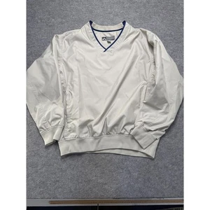 Storm Creek Windproof Pullover Jacke Herren Medium Cream V-Neck Lightweight - Bild 1 von 7