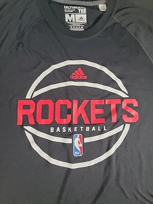 Camiseta Adidas Houston Rockets NBA Para Hombre Talla M Manga Corta Negra Climalite Sengun Foto 1 de 4