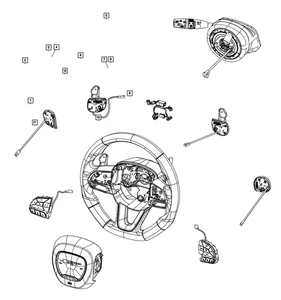 Genuine Mopar Speed Control Switch 68321895AA - Picture 1 of 3