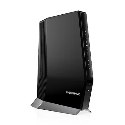 NETGEAR NIGHTHAWK CABLE MODEM AND WIFI 6 ROUTER COMBO CAX80 - BLACK - Image 1 of 4