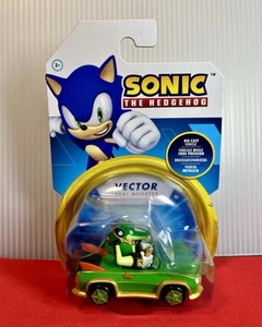 2022 JAKKS Sonic the Hedgehog - Team Sonic Racing Car - VECTOR in BEAT MONSTER - Picture 1 of 5