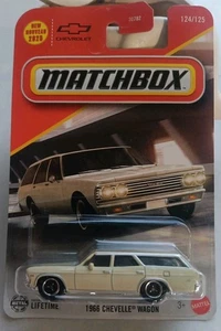 Matchbox 1966 Chevrolet Chevelle Station Wagon 1/64 NEU Diecast Modell - Bild 1 von 3