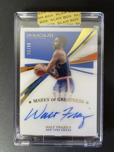 2021-22 Panini Immaculate Walt Frazier Marks Of Greatness Auto 96/99 - MG-WFR - Picture 1 of 3