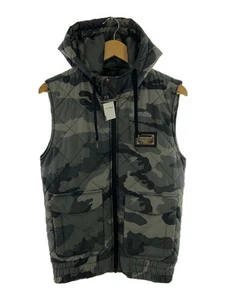 DOLCE&GABBANA down Vest Khaki 46 Used - Picture 1 of 5