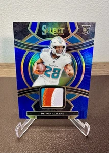 Muestras Select Devon Achane Rookie 2023 #23/35 SSP Miami Dolphins RC - Imagen 1 de 2