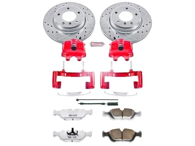 Kit de pastillas de freno delanteras y rotor para BMW Z3 2001-2002 3,0 L 6 cilindros DB619RP Foto 1 de 1