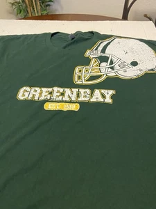 Wisconsin Green Bay Packers T-Shirt Herren 3XL Helm Grafik NFL Kurzarm - Bild 1 von 8