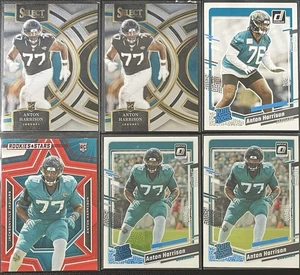Lote de 6 tarjetas de fútbol americano Anton Harrison Jacksonville Jaguars novato RC, óptica y más - Imagen 1 de 6