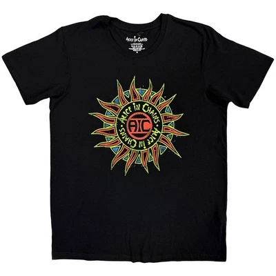 Alice In Chains Sun Logo Official Tee T-Shirt Mens - Image 1 of 4