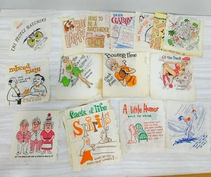 Servilletas de cóctel vintage años 60 bar beber riesgo adulto humor deportes vieira - Imagen 1 de 21