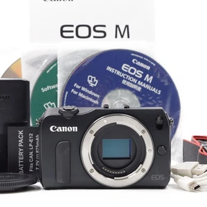 Canon EOS M 18.0MP Mirrorless Digital Camera Black [Top Mint] #4222J - Picture 1 of 12