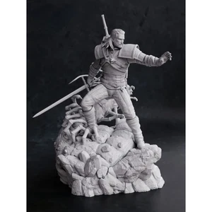 1/24 Resin Model Kit Monster Hunter White Butcher Fantasy Unpainted - Picture 1 of 6