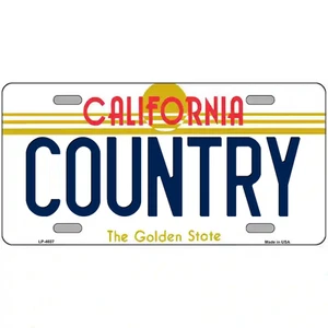 Country California 24" X 12" Large Metal Sign - Picture 1 of 1