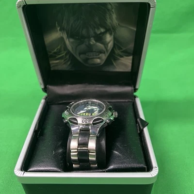 Marvel Iincredible Hulk Mens Watch By Fab Clicks 2008 New In Box Limited Edition - Image 1 of 4