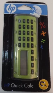 HP Hewlett-Packard Quick Calc Calculator (Green) HP 01 - Sealed - Picture 1 of 6