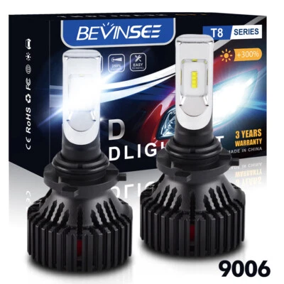 9006 HB4 LED Headlight Bulbs Bright WhiteFit Toyota Corolla 2001-2009 Low Beam - Image 1 of 4