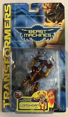 Beast Machines LONGHORN Transformers Bull Heroic Maximal New UNOPENED - Image 1 of 4