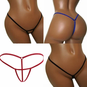 Mutandine intimo donna sexy micro mini perizoma all'uncinetto perizoma gay - Foto 1 di 17