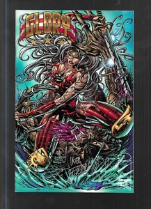 Glory 2 1995 IMAGEN firmada Mike Deodato Jr. Pittsburgh Comic Con - Imagen 1 de 3