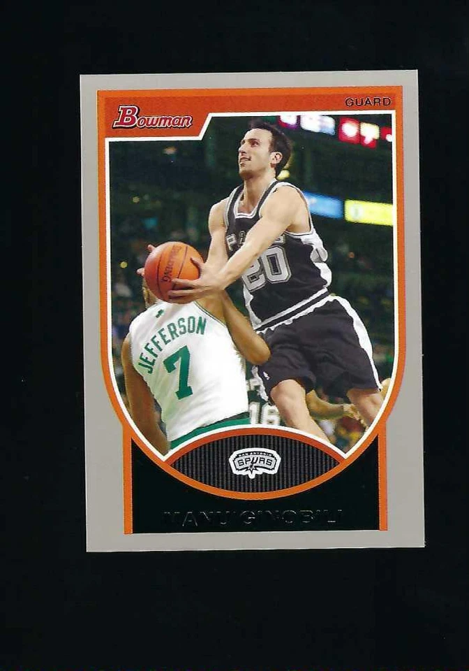 2007 Bowman Manu Ginobili 053/199 Silver Parallel #51 PWE - Image 1 of 1