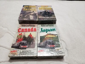 Great American Train Rides Vol. 1-4 + Canada/Japan Greatest Train Rides (New) - Picture 1 of 9