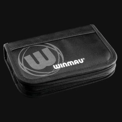 WINMAU DARTS URBAN X BLACK DART CASE  Holds 3 Sets of Darts - Image 1 of 2