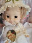 Vintage Effanbee Half Pint- 11 Inch, side glance sleep eyes, tag,Dress. no box