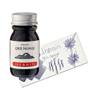 J. Herbin Tinta estilográfica embotellada - Gris Nuage (Gris Gris Nube) - 10ml - H115-08 - Imagen 1 de 3