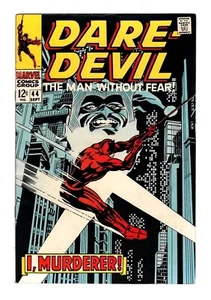 DAREDEVIL 44 (VF+ 8.5) 1968 SILVER-AGE / GENE COLAN ART / 1° JOE / vs JESTER * - Foto 1 di 2
