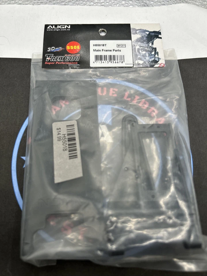 Align T-Rex 600. H55018T. Main Frame Parts. M1211 - Image 1 of 1