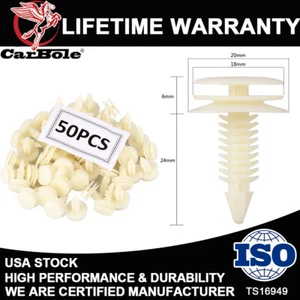 For GM Chevy Buick GMC 50X Door Trim Panel Retainer Car Fasteners Clips Push Pin - Bild 1 von 11