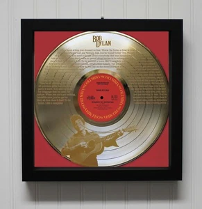Bob Dylan - Like A Rolling Stone Framed Laser Etched LP Shadowbox - Picture 1 of 4