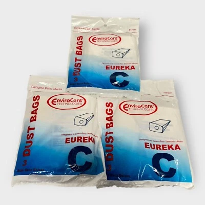 Eureka C Allergy Mighty Might canister Vacuum Bags 9PK NEW OLD STOCK NOS - Image 1 of 4