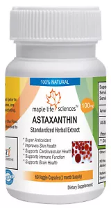 ASTAXANTHIN Extract Capsules Pure & High Quality - Picture 1 of 1