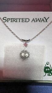 Spirited Away Soot Sprite Necklace Pendant Silver Charm Studio Ghibli x Rocklove