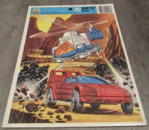 Vintage 1985 Golden Frame Tray Puzzle Tonka Go Bots - Picture 1 of 5