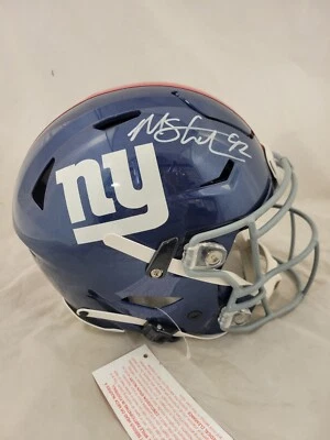 MICHAEL STRAHAN  SIGNED NEW YORK GIANTS SPEEDFLEX HELMET BECKETT QR - Image 1 of 4