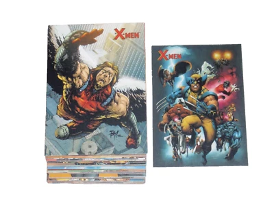 2009 X-Men ARCHIVES 72 Base Card Set Rittenhouse Marvel Wolverine Deadpool Beast - Image 1 of 4