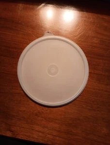 Tupperware Sheer Replacement Cereal Bowl Lid 227-22 "C" Tab Vintage Made In USA - Picture 1 of 7