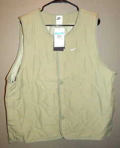 Nike Life Woven Insulated Men's Military Vest DX0890-386 Size M Green - Picture 1 of 5