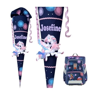 Schultüte 70 cm Einhorn personalisierbar – passt zu Step by Step Mermaid Delia - Bild 1 von 4